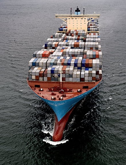 Cargo vessel transporting tobacco